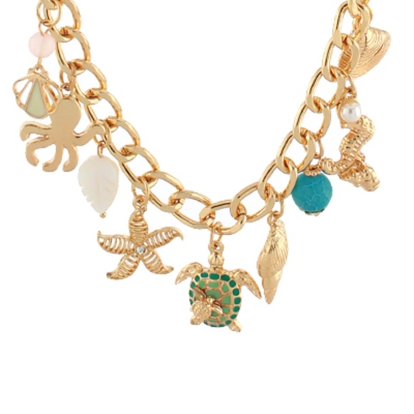 Turtle & Sealife Theme Necklace Set - Picture 2 of 2